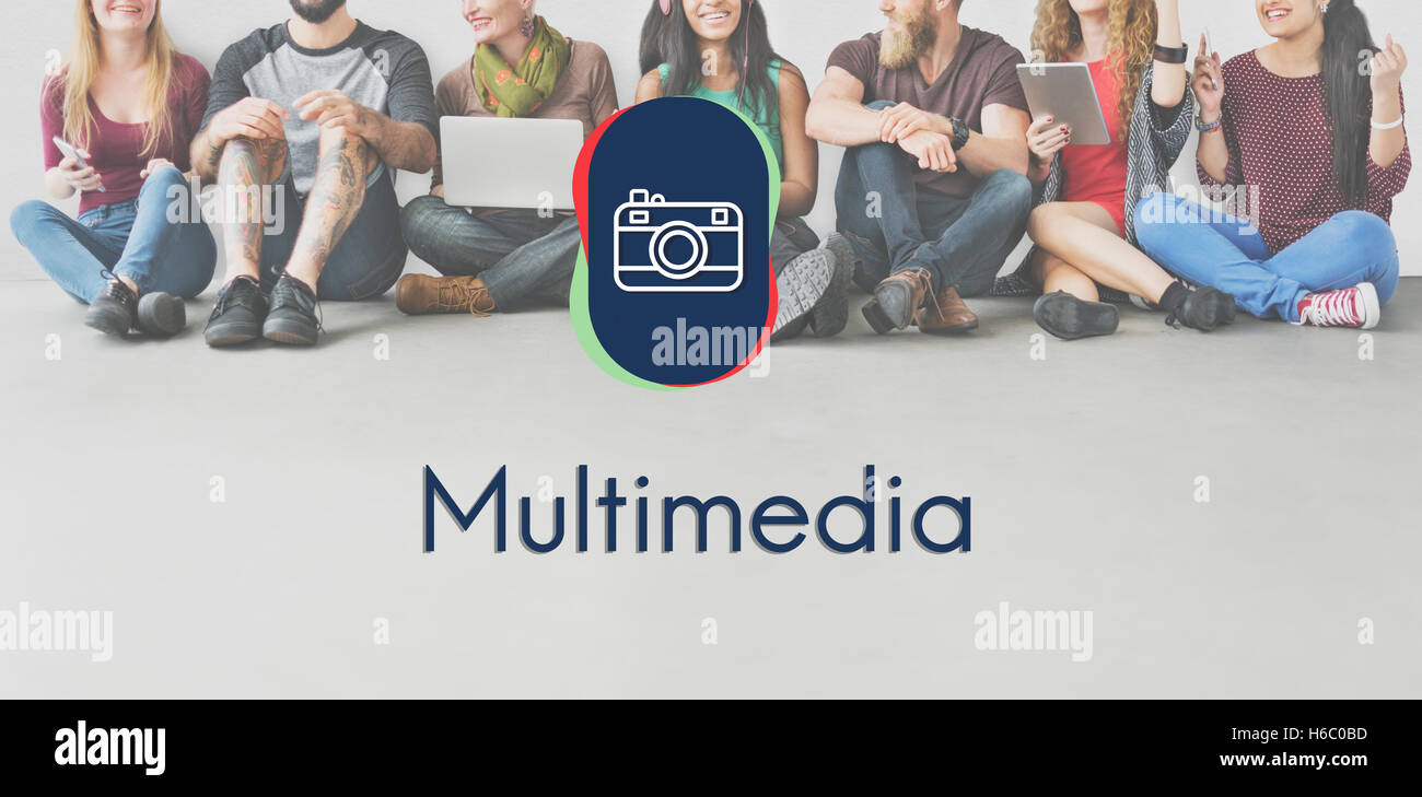 Camera Social Media Digital Graphic Concept Stock Photo Alamy