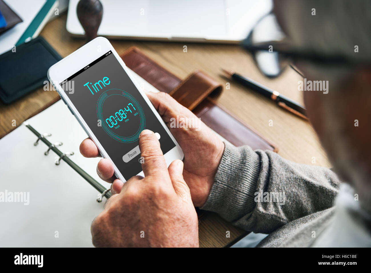 Alarm Clock Time Management Concept Stock Photo - Alamy