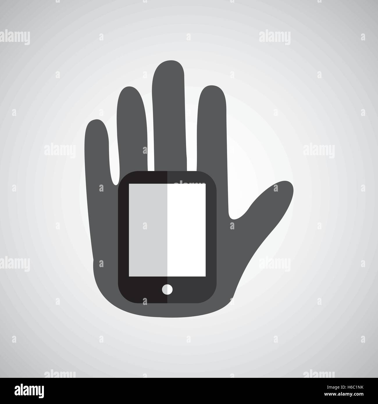 hand holding smartphone icon Stock Vector Image & Art - Alamy
