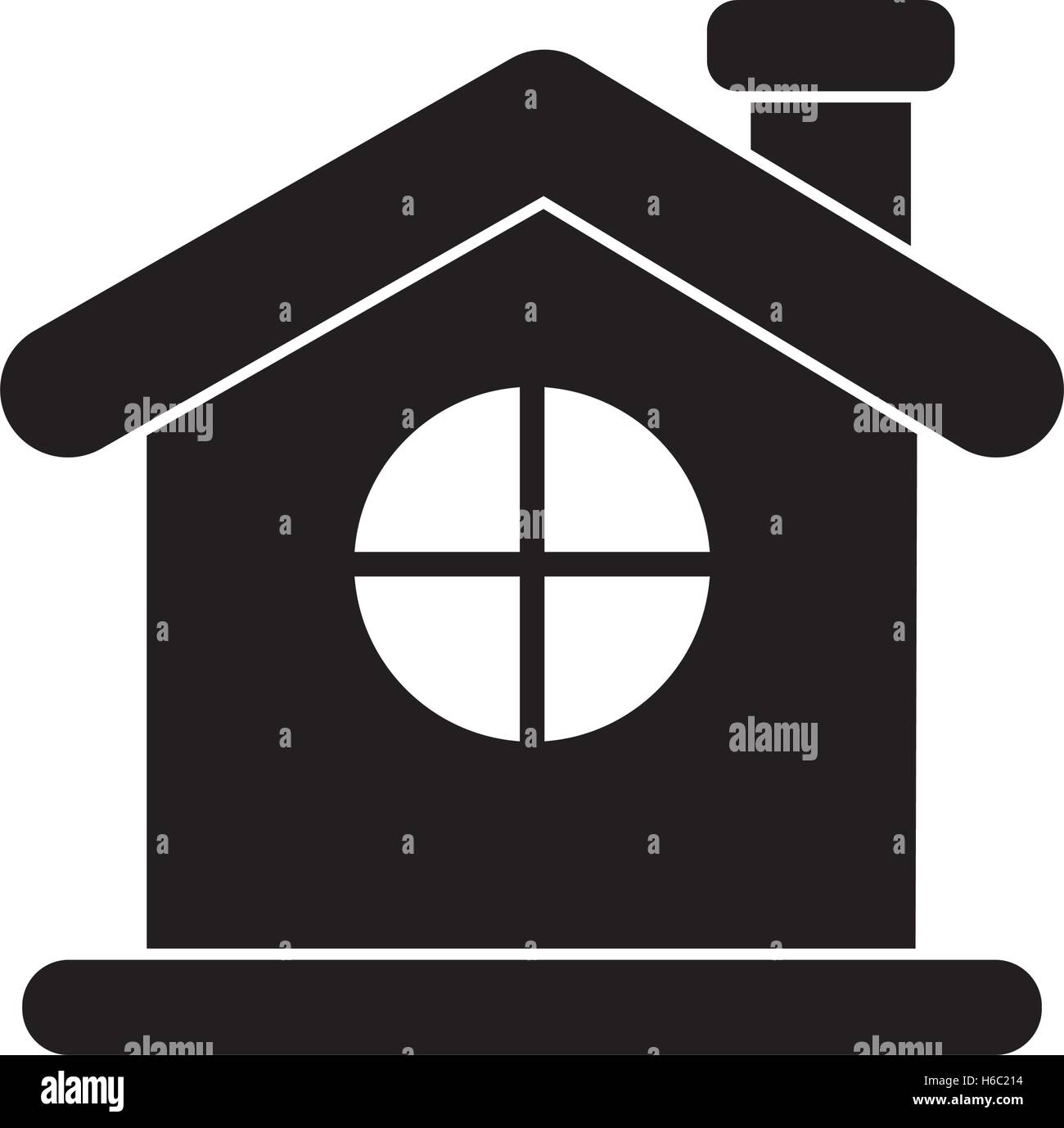 Isolated house and home building design Stock Vector Image & Art - Alamy