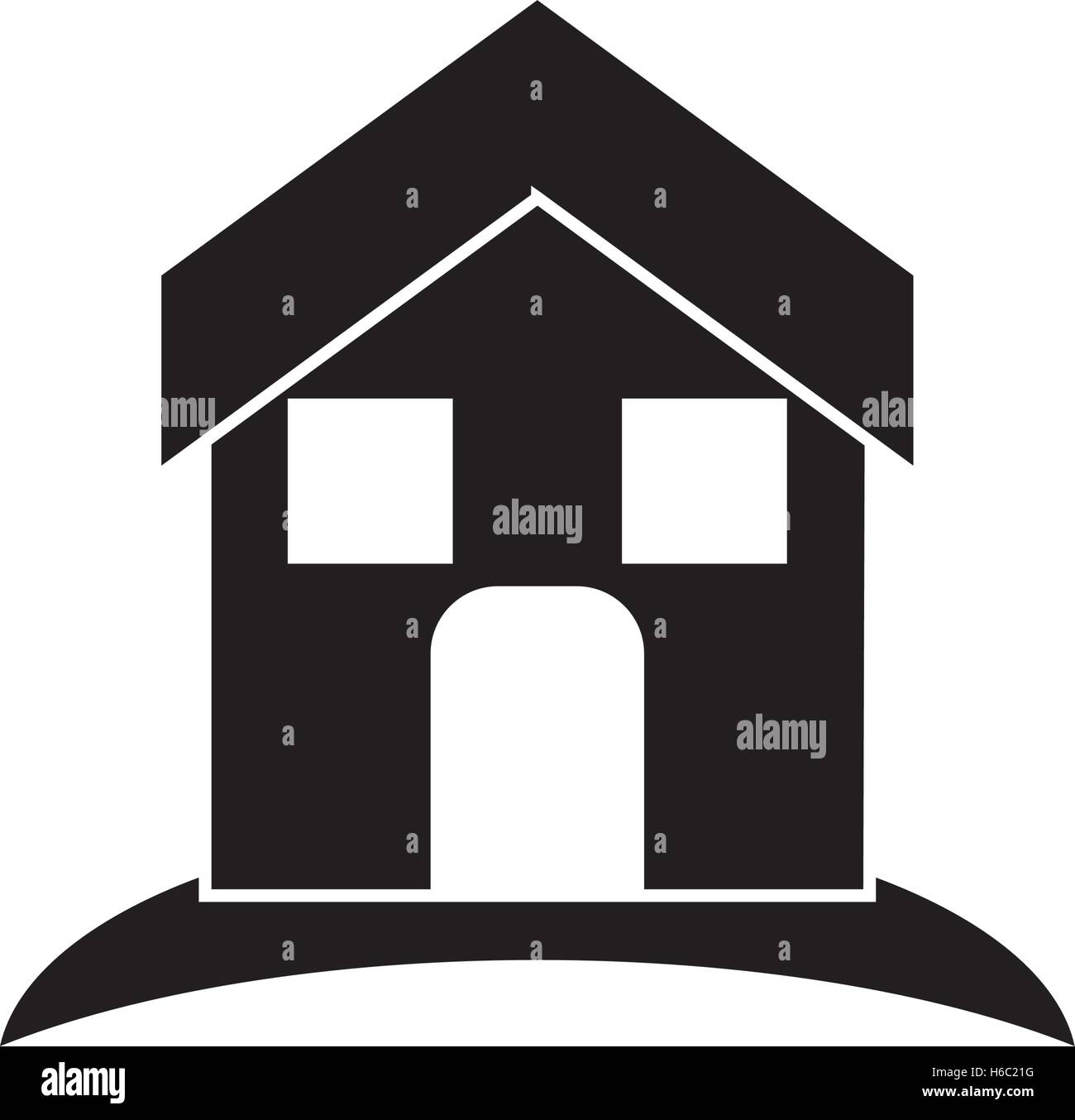 Isolated house and home building design Stock Vector Image & Art - Alamy