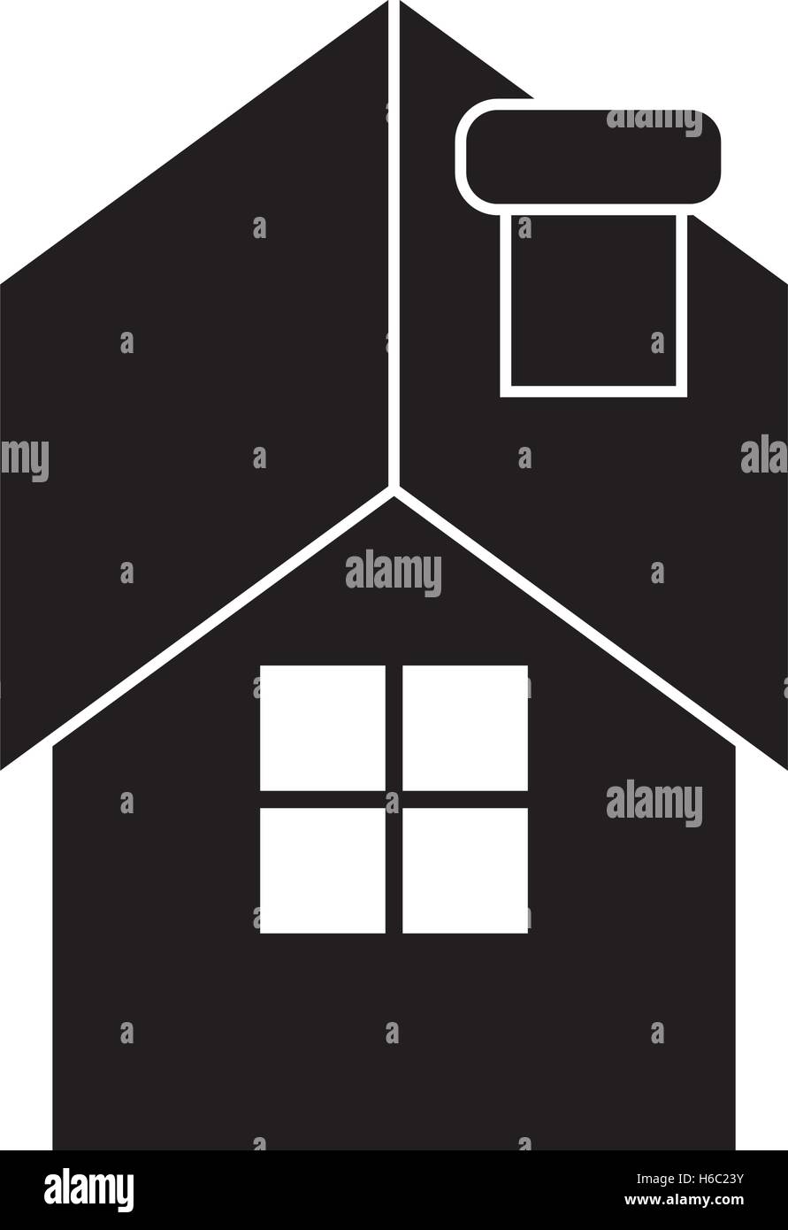 Isolated house and home building design Stock Vector Image & Art - Alamy