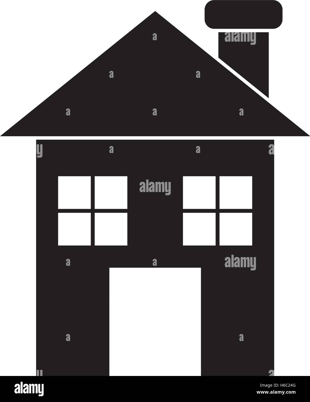 Isolated house and home building design Stock Vector Image & Art - Alamy
