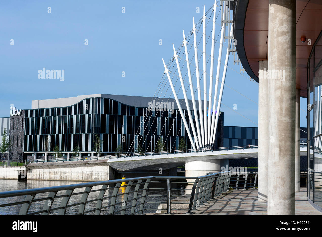 ITV Salford Quays Stock Photo