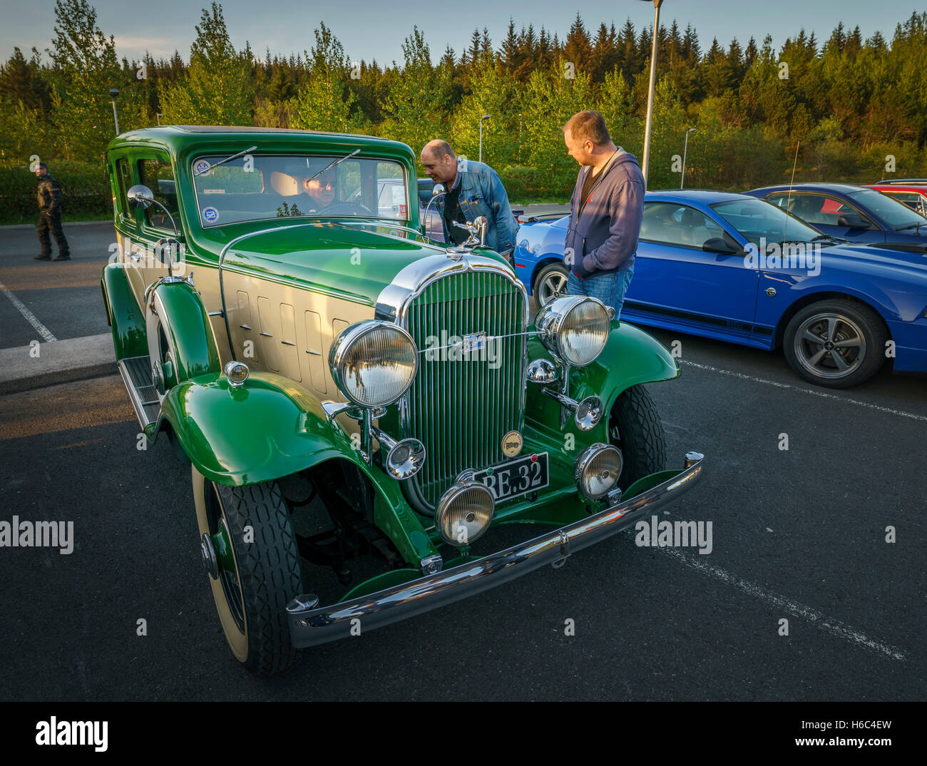 Old Classic Buick Model 60 from 1932,  Reykjavik, Iceland Stock Photo