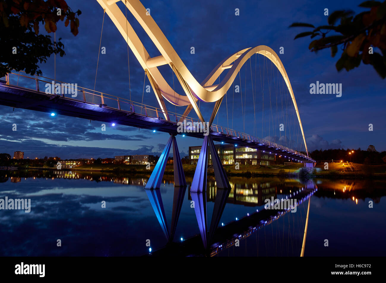 Infinity Bridge, Stockton on Tees UK Stock Photo - Alamy