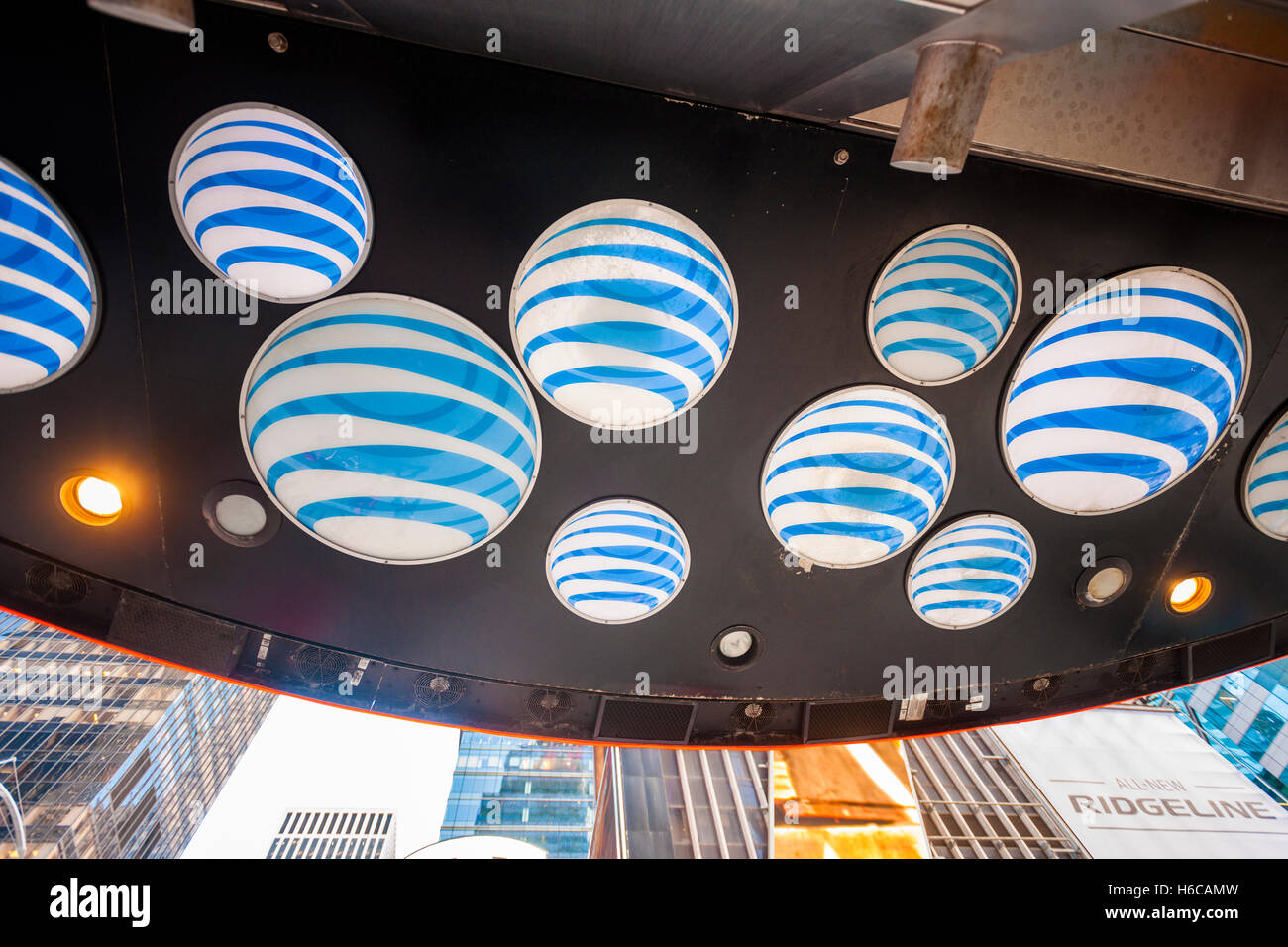 An AT&T store in Times Square in New York on Tuesday, October 25, 2016 ...