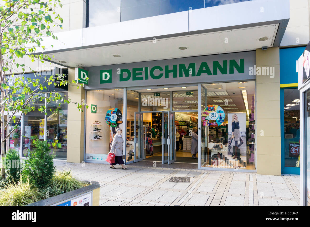A of Deichmann, the shoe and sportswear retail chain in the Centre, Lynn, England Stock Photo - Alamy