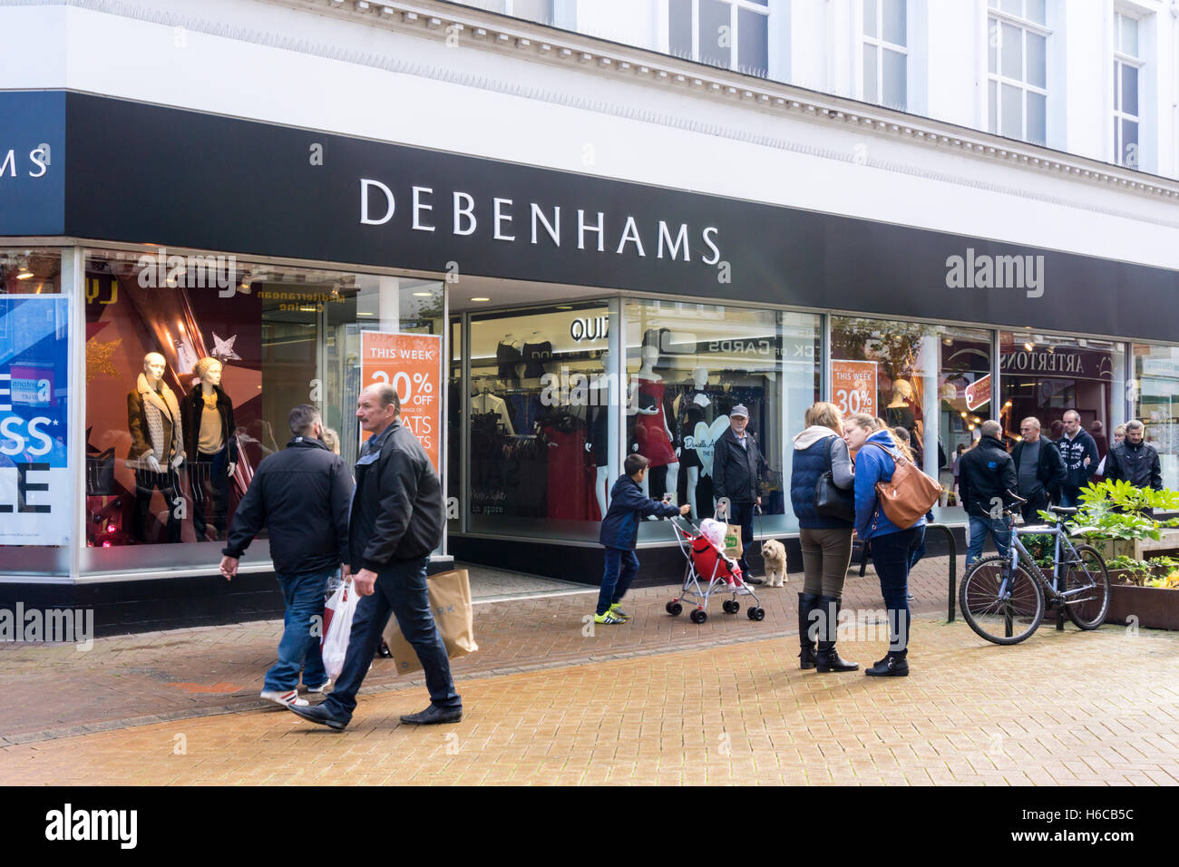 Debenhams department store in King's Lynn High Street Stock Photo - Alamy