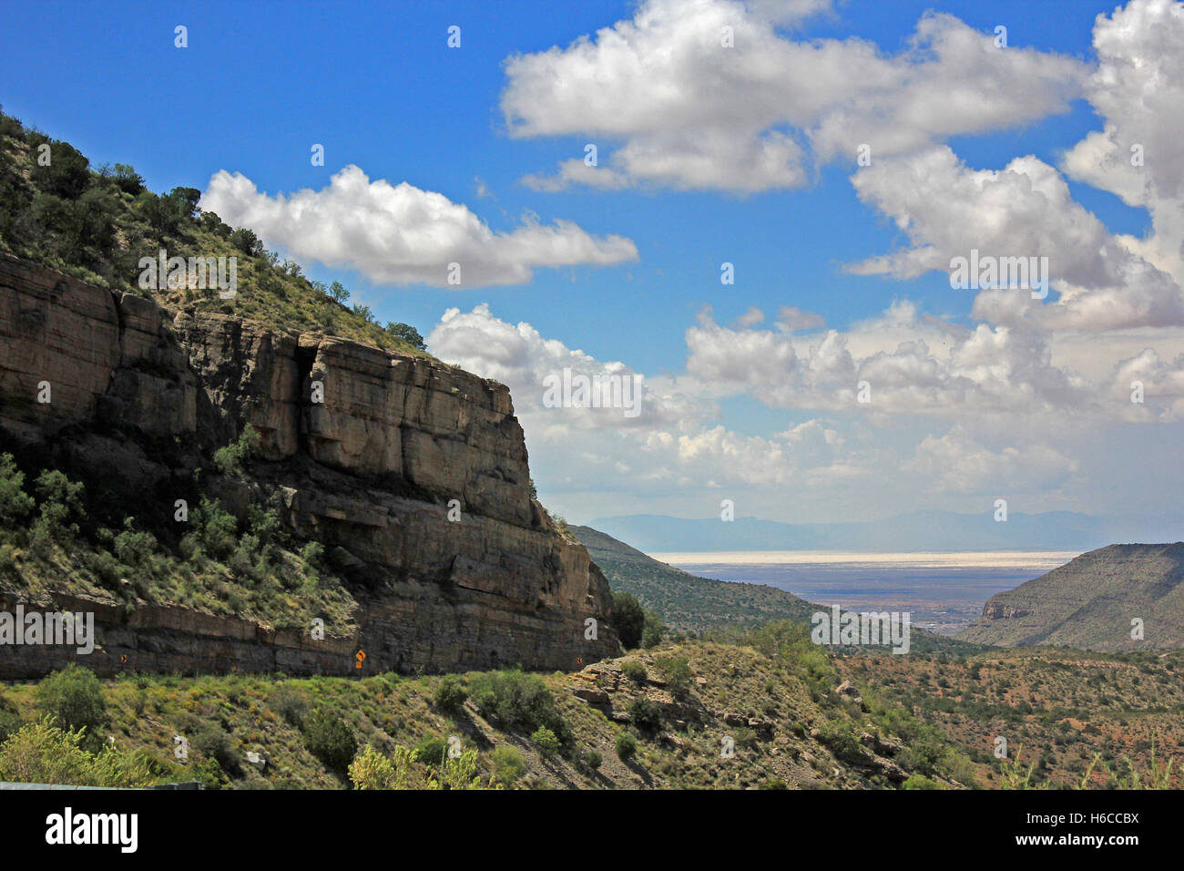 “New Mexico” mountain arid desert Stock Photo Alamy