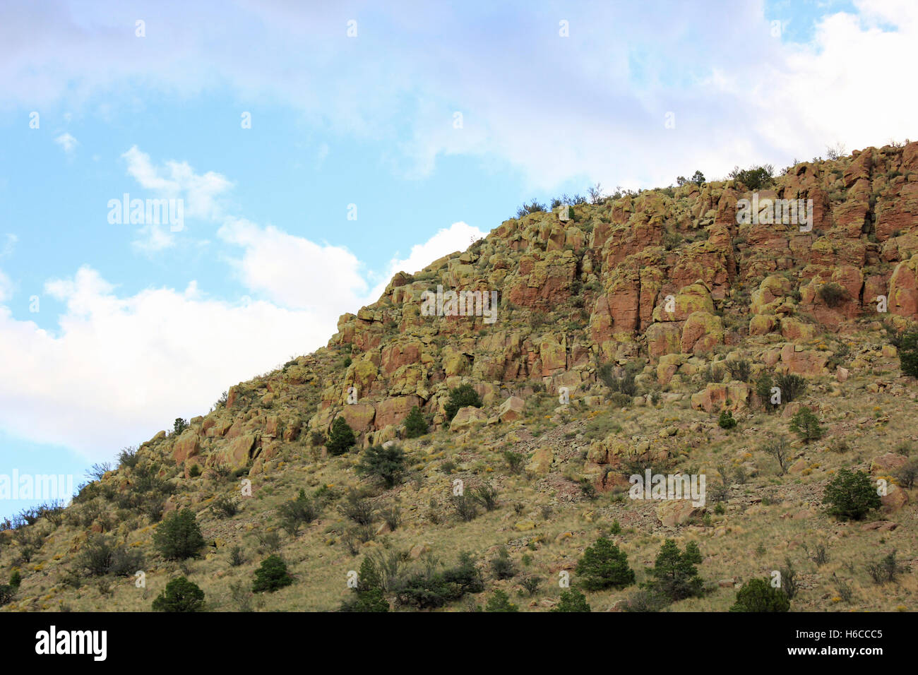 New Mexico mountain arid desert Stock Photo