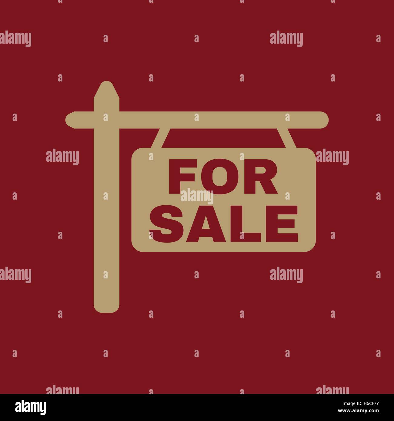 The for sale icon. Sale symbol. Flat Vector illustration. Button Set ...