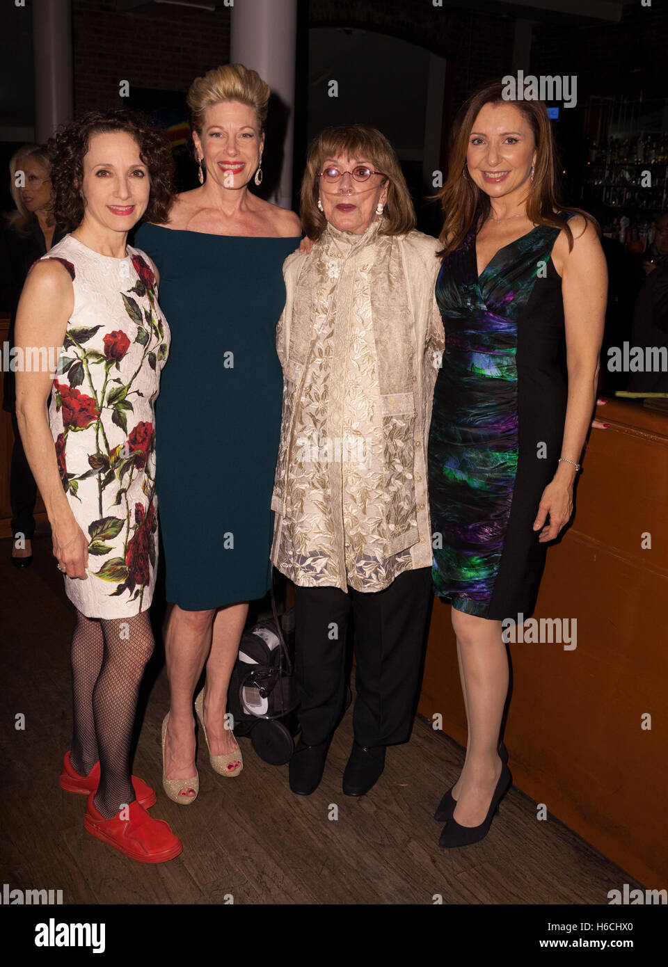 New York Ny Usa October 24 16 Bebe Neuwirth Marin Mazzie Phyllis Newman Donna Murphy Attend After Party For Nothing Like A Dame Benefit Actors Fund Women Health Honor Marin