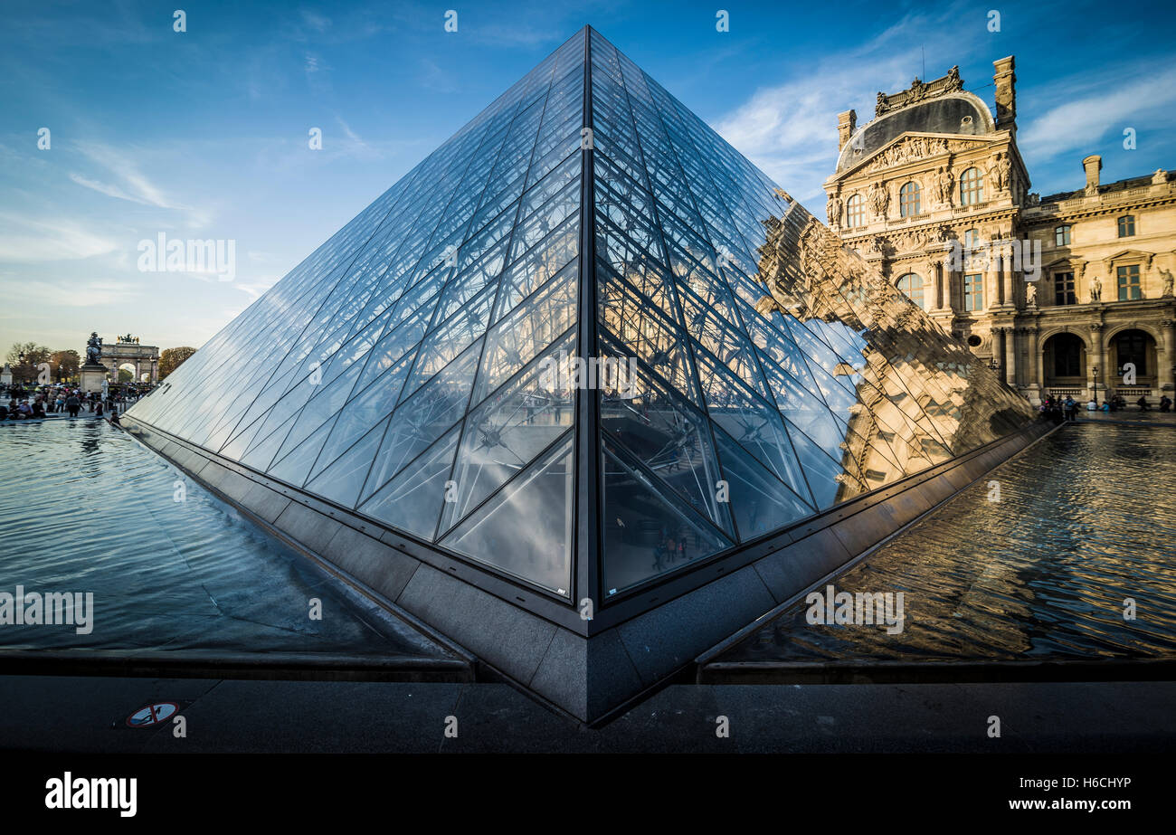 Louvre Museo, Paris, Francia. Stock Photo