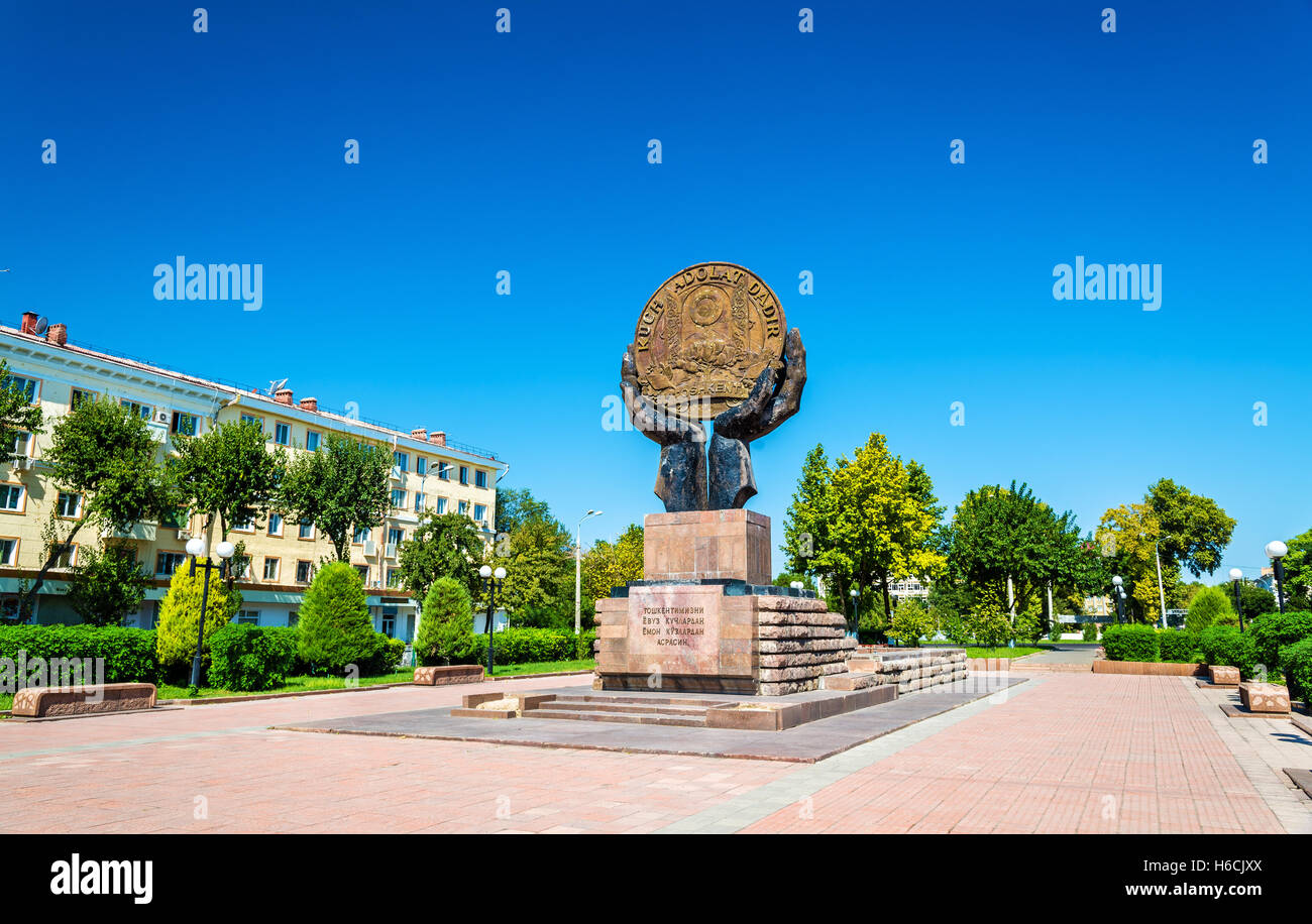 Emblem of Tashkent - Uzbekistan Stock Photo - Alamy
