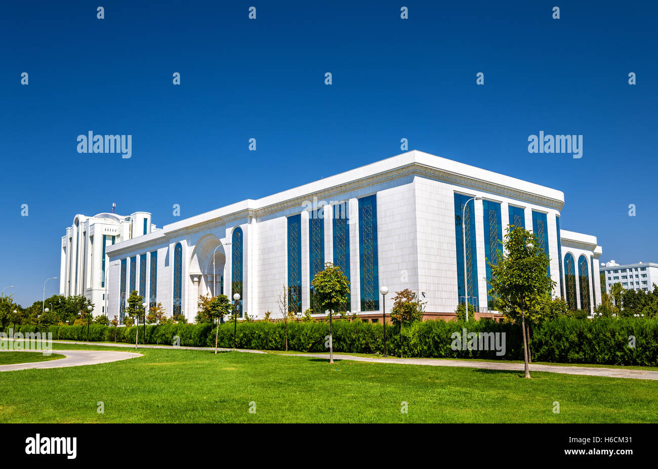 National Library of Uzbekistan in Tashkent Stock Photo