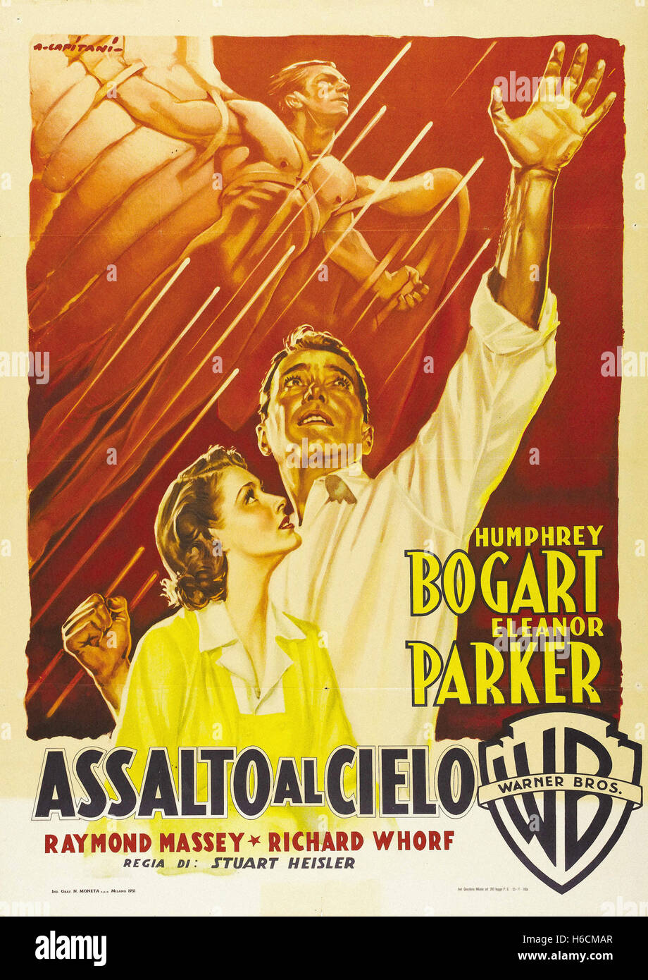 Chain Lightning (1950) Italian Movie Poster Stock Photo Alamy