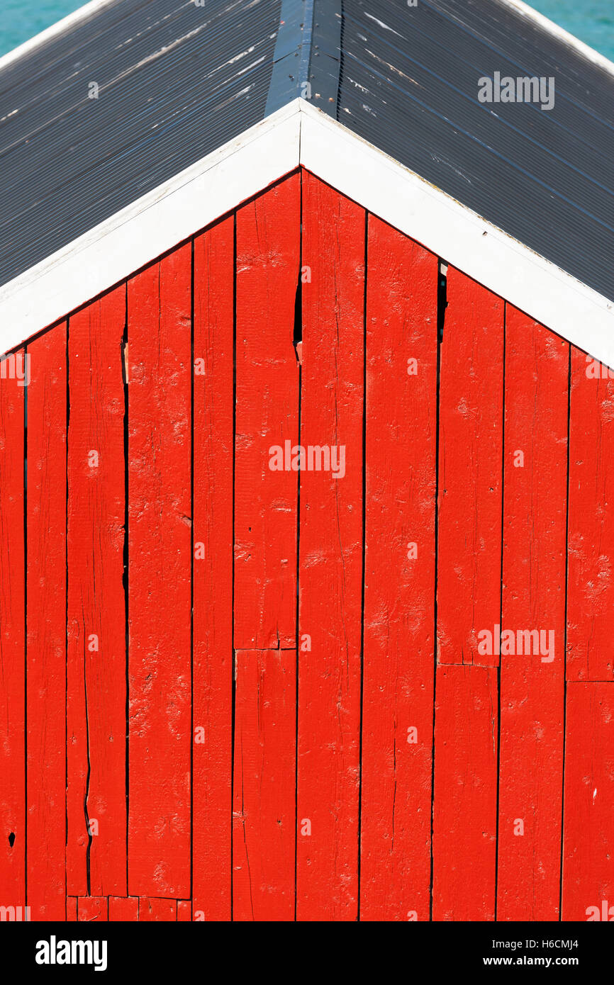 Traditional timber fish houses. Lofoten Islands fishing house design ...