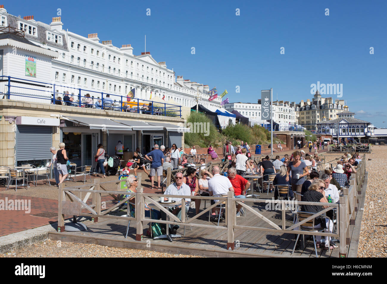 The promenade, Grand Parade, Eastbourne Stock Photo