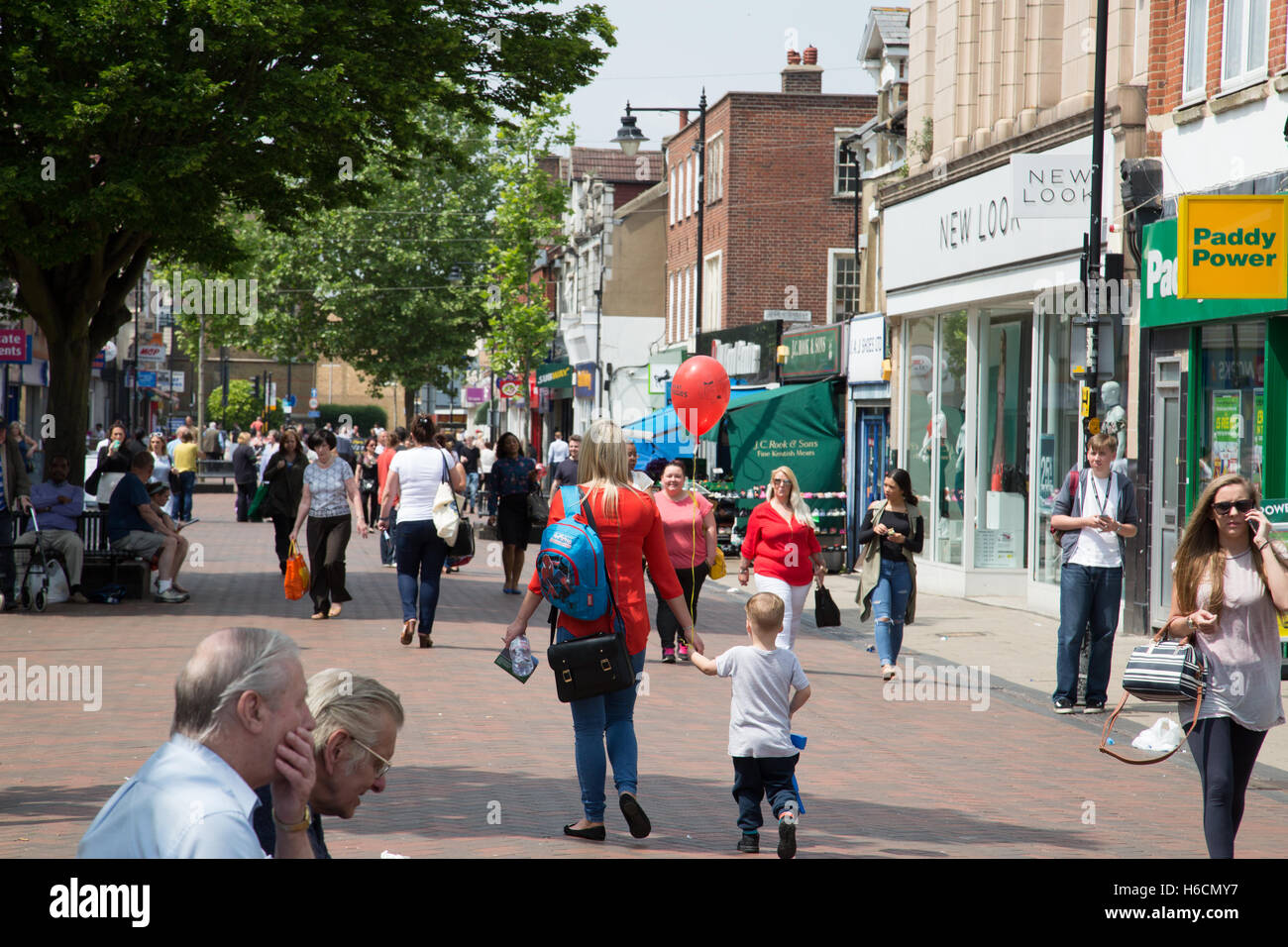 High Street, Gillingham, Kent Stock Photo