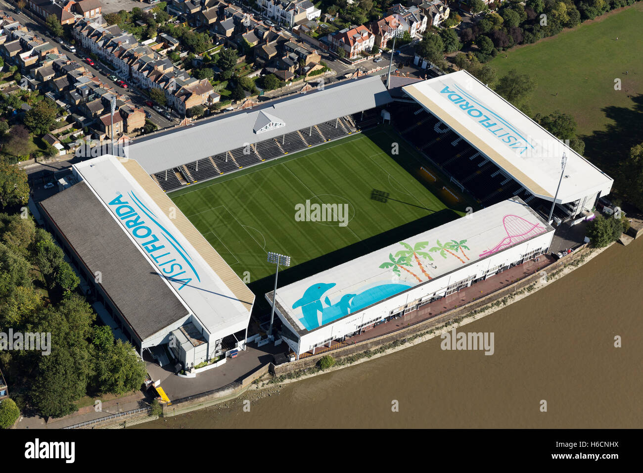 Fulham Football Club Craven Cottage Stadium Stock Photos Fulham