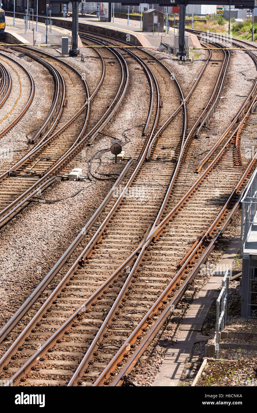 Railway Track Points High Resolution Stock Photography and Images Alamy