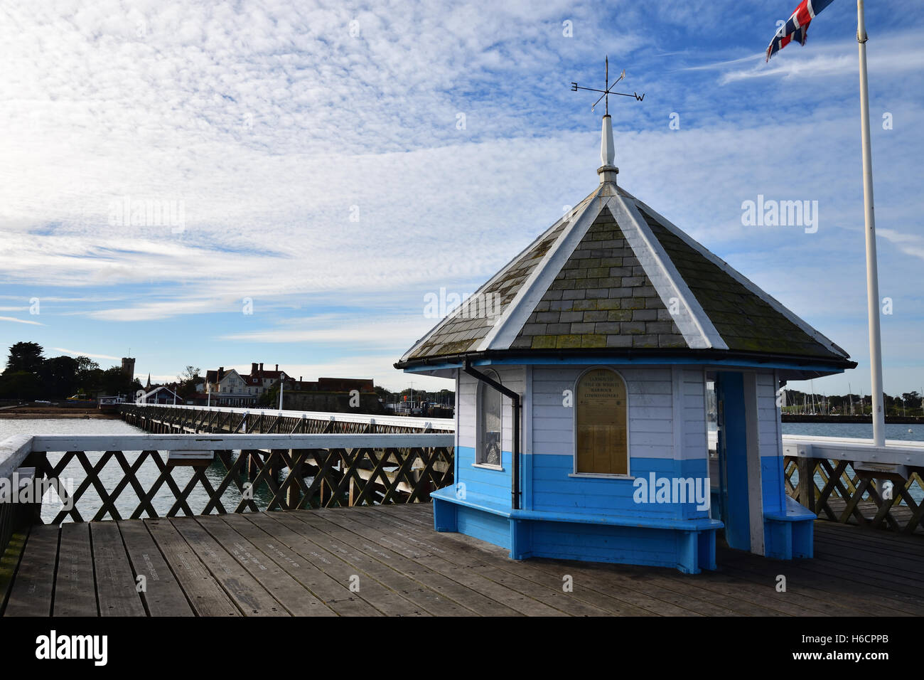 Yarmouth Pier, Isle of Wight Stock Photo