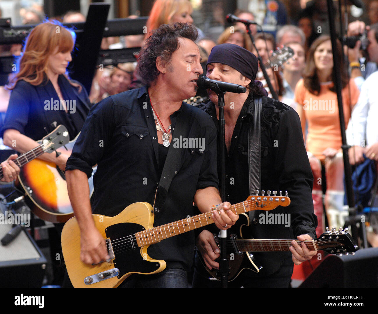 Bruce Springsteen and the E Street Band performing on the NBC Today show live from Rockefeller Plaza in New York City on September 28, 2007. © David Atlas / MediaPunch Stock Photo