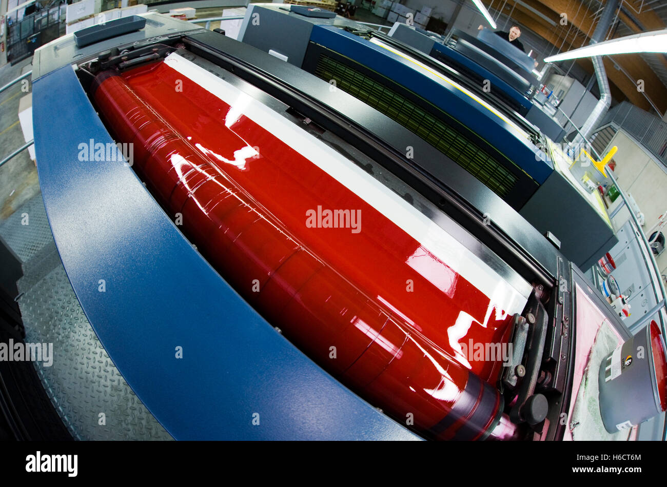 Printing machine, printing company Stock Photo Alamy