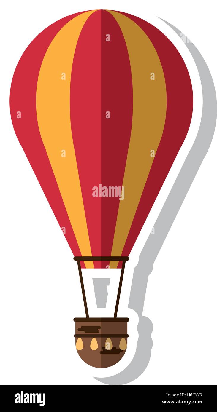 Isolated hot air balloon design Stock Vector Image & Art Alamy