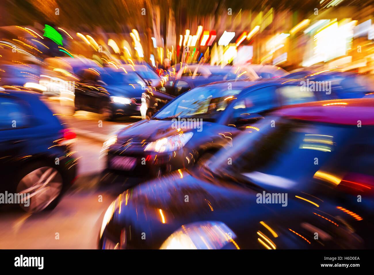 Car with zoom effect hires stock photography and images Alamy
