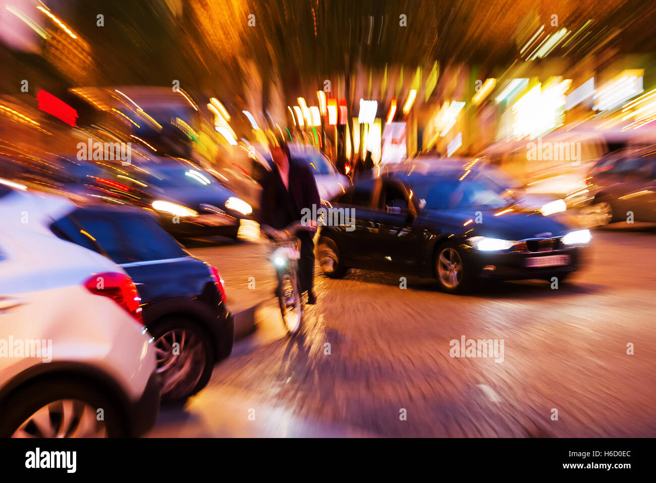 Car with zoom effect hires stock photography and images Alamy