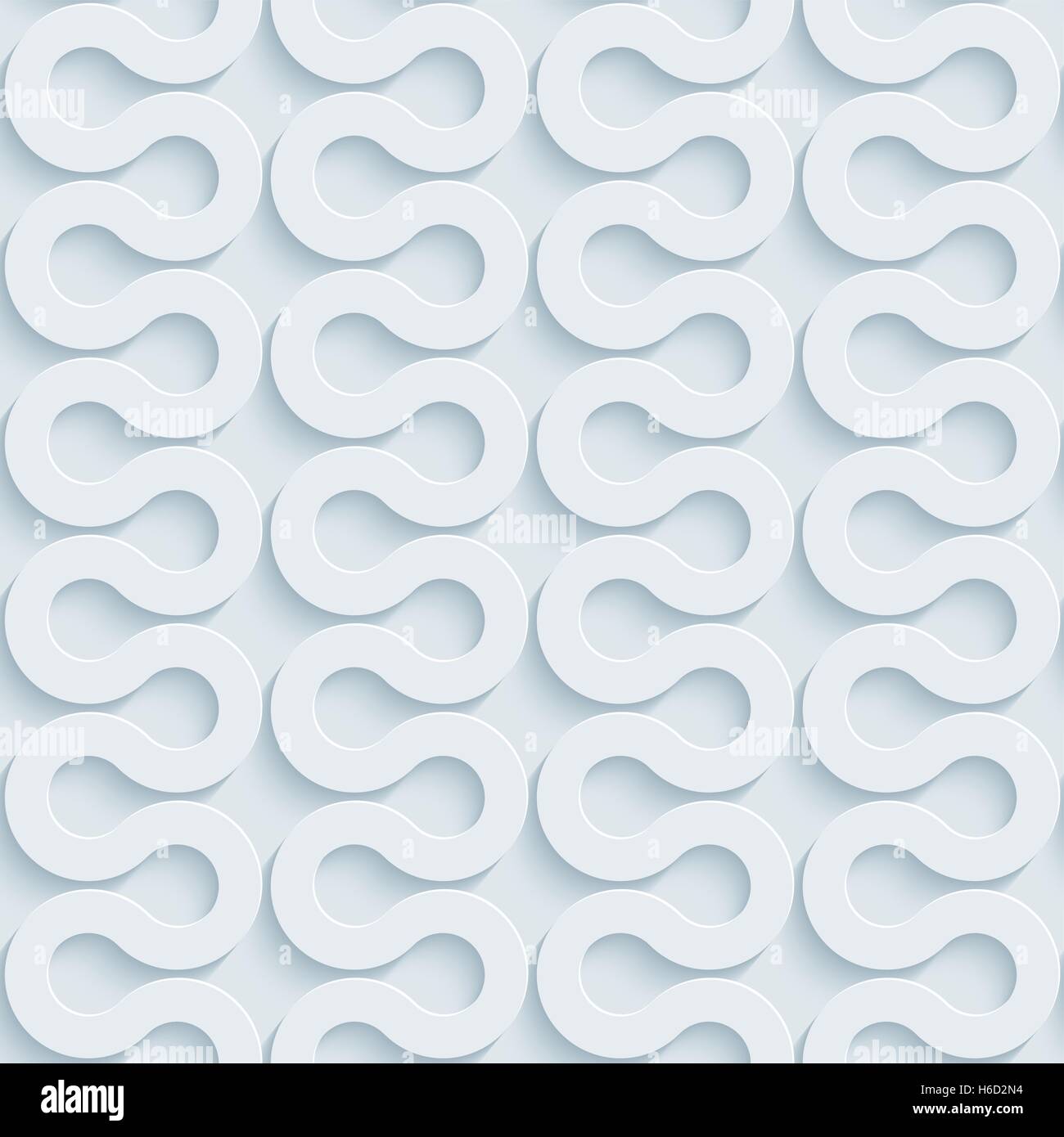 Neutral light gray seamless pattern with 3D effect. Tileable vector ...