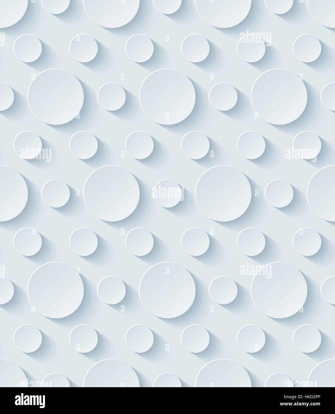 Neutral light gray seamless pattern with 3D effect. Tileable vector ...