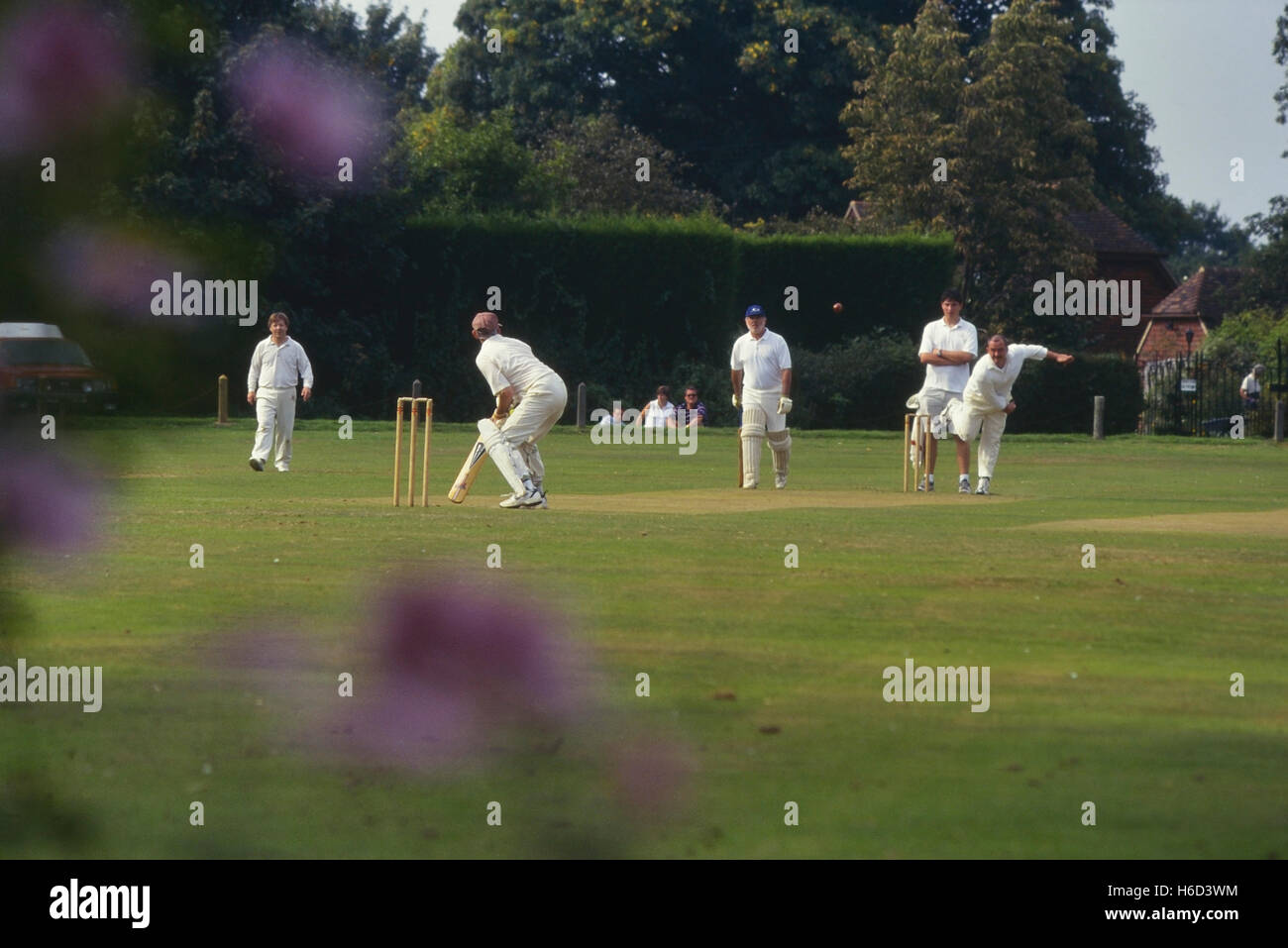 Village cricket match. Matfield. Kent. England. UK Stock Photo