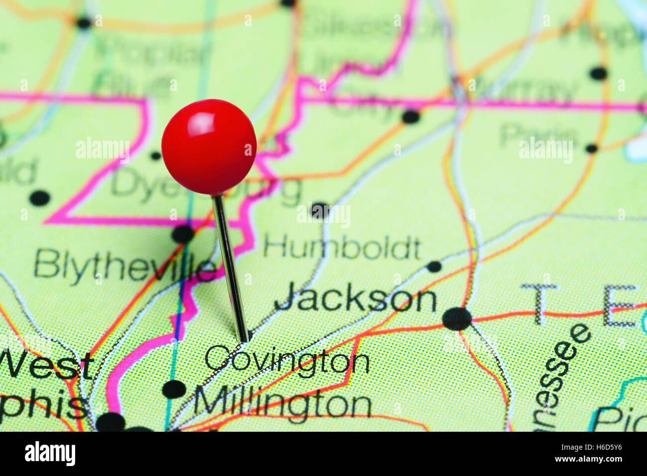 Map of covington hires stock photography and images Alamy