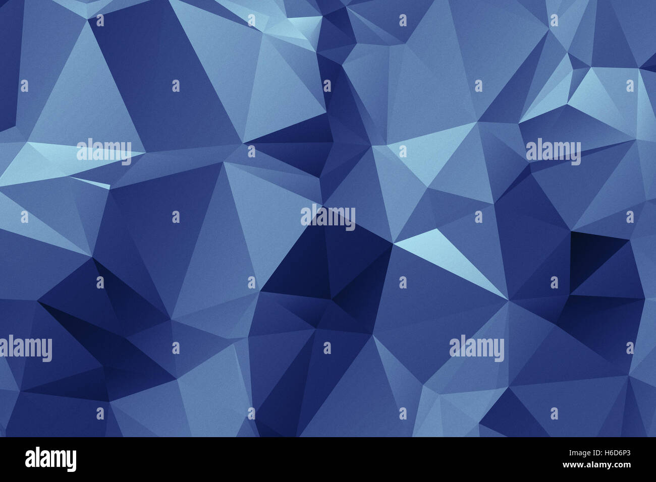 Blue polygonal textured background Stock Photo