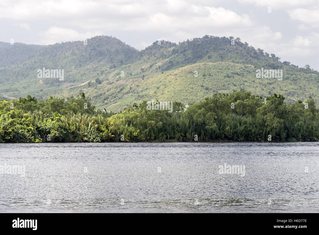 Kompot View Views along the Kampot river, Cambodia Stock Photo - Alamy