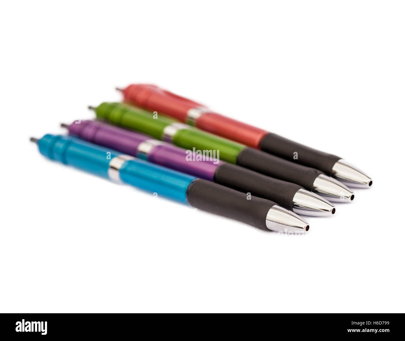Isolated Office Pens Stock Photo