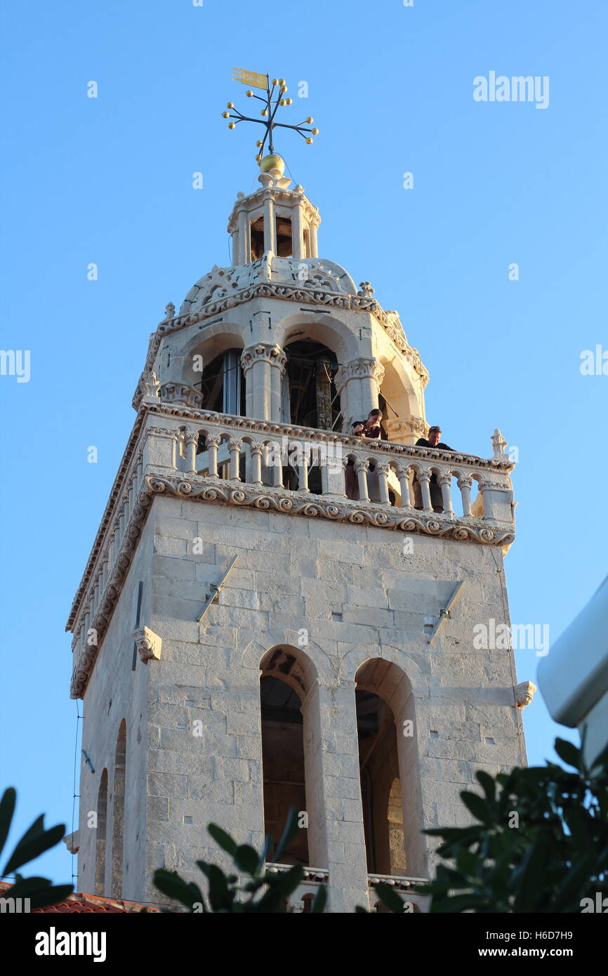 Tower of cavtat Stock Photo