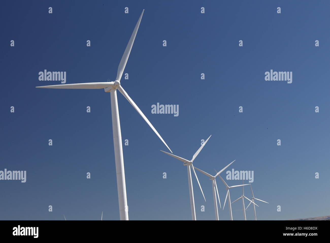 Wind generators, Wyoming Stock Photo