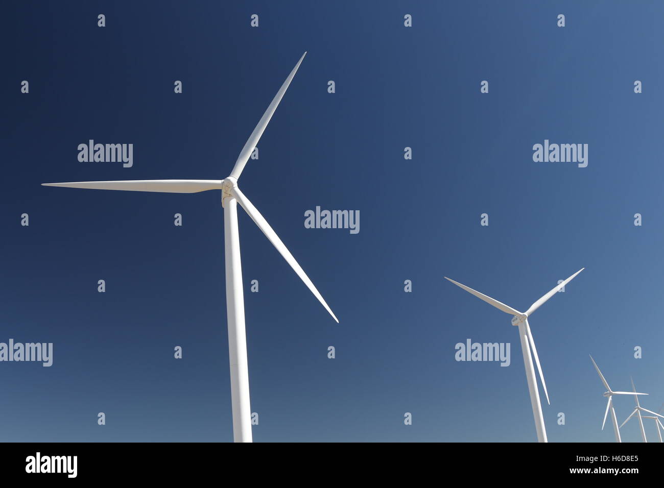 Wind generators, Wyoming Stock Photo