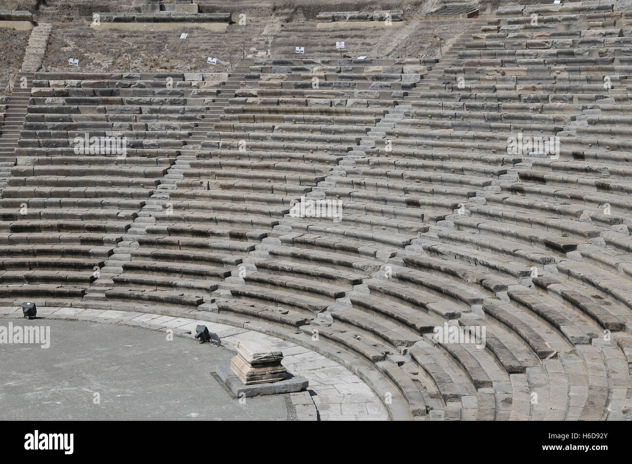 Theatre of Halicarnassus in Bodrum Town, Turkey Stock Photo - Alamy