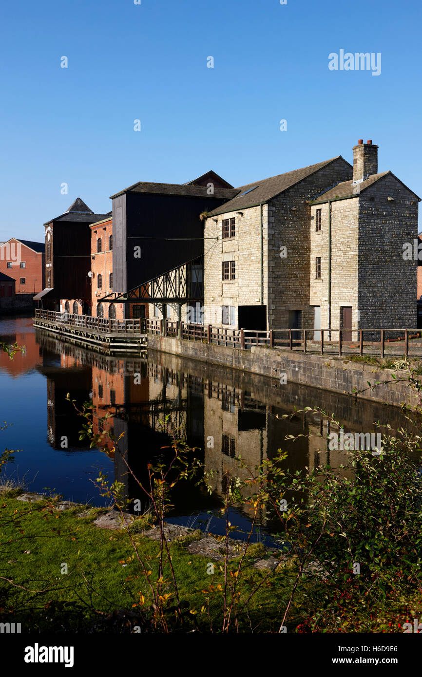 Wigan Pier on the Liverpool Leeds Canal England United Kingdom Stock Photo