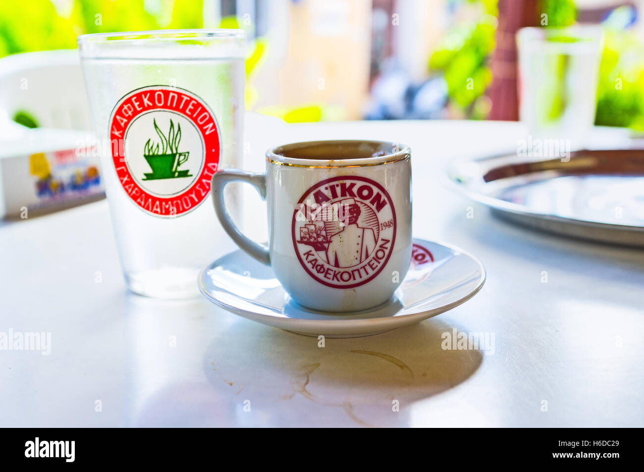 The cup of traditional Cypriot strong coffee is the best beginning of