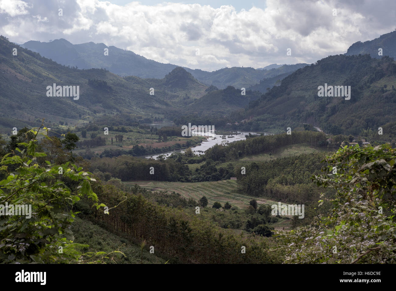 Nam Ou river, Oudomxay Province, Laos Stock Photo