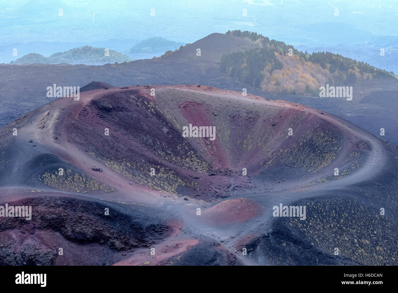 Mount Etna; Catania; Sicily; Italy Stock Photo Alamy