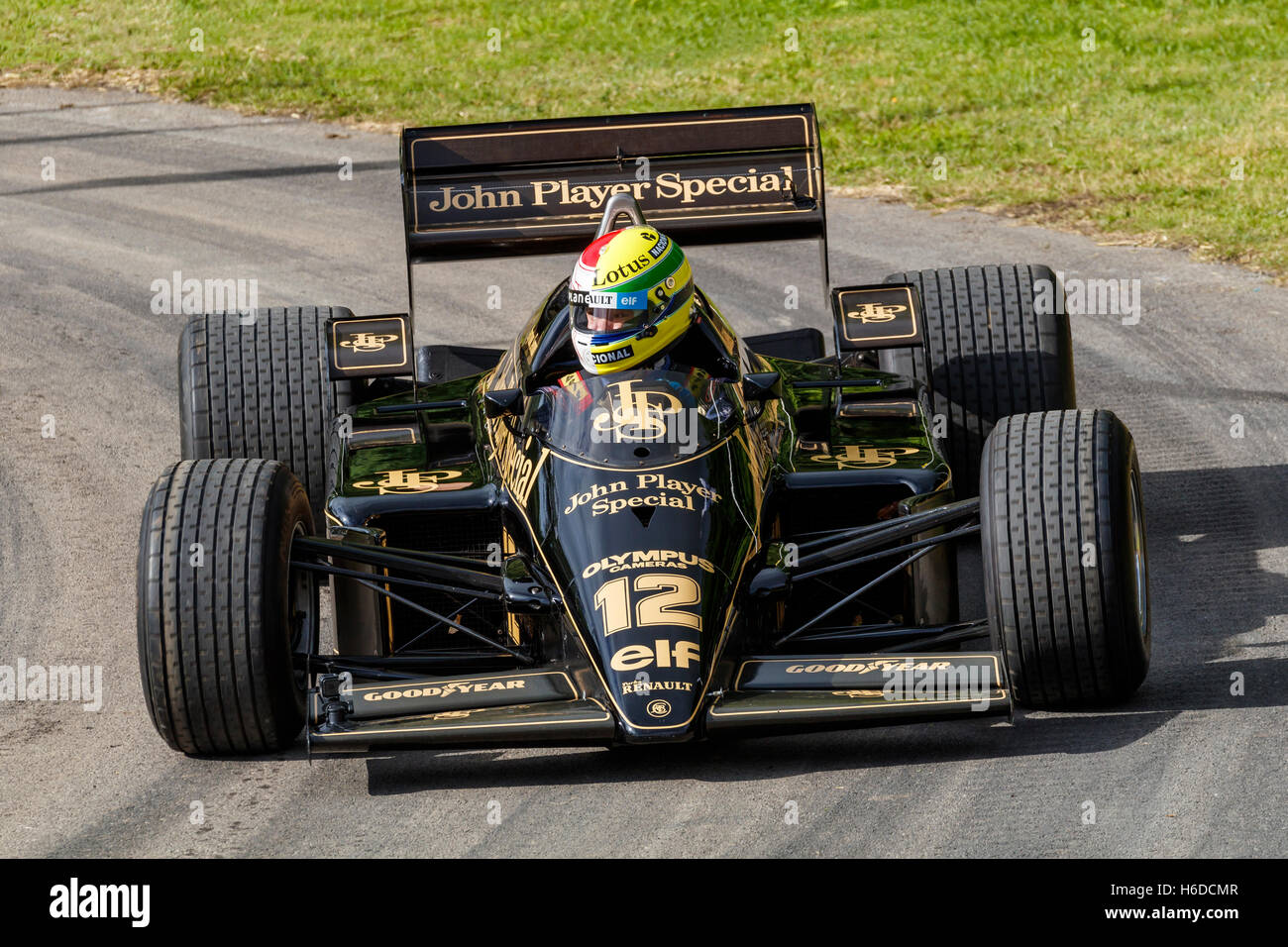 1985 Lotus-Renault 97T with driver Katsuaki Kubota at the 2016 