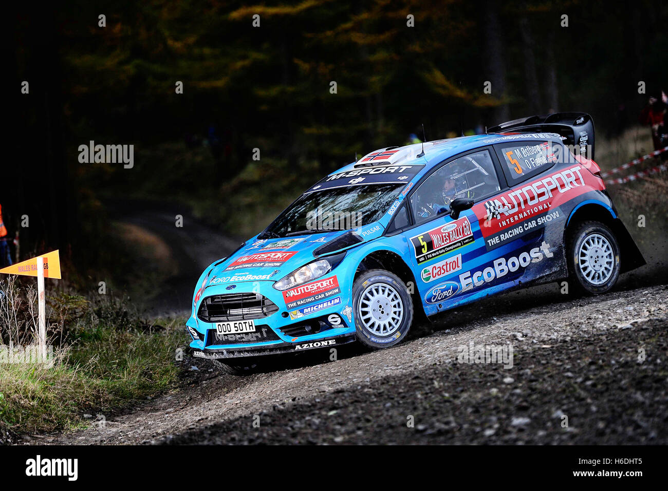 Rally Ruthin Ruthin, Wales, UK. 27th October, 2016. WRC Dayinsure Rally, shakedown ...