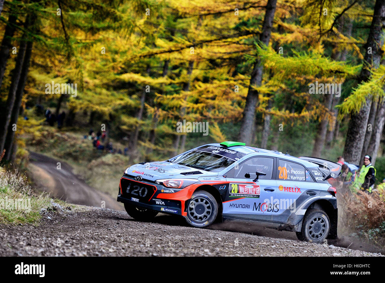 Rally Ruthin Ruthin, Wales, UK. 27th October, 2016. WRC Dayinsure Rally, shakedown ...